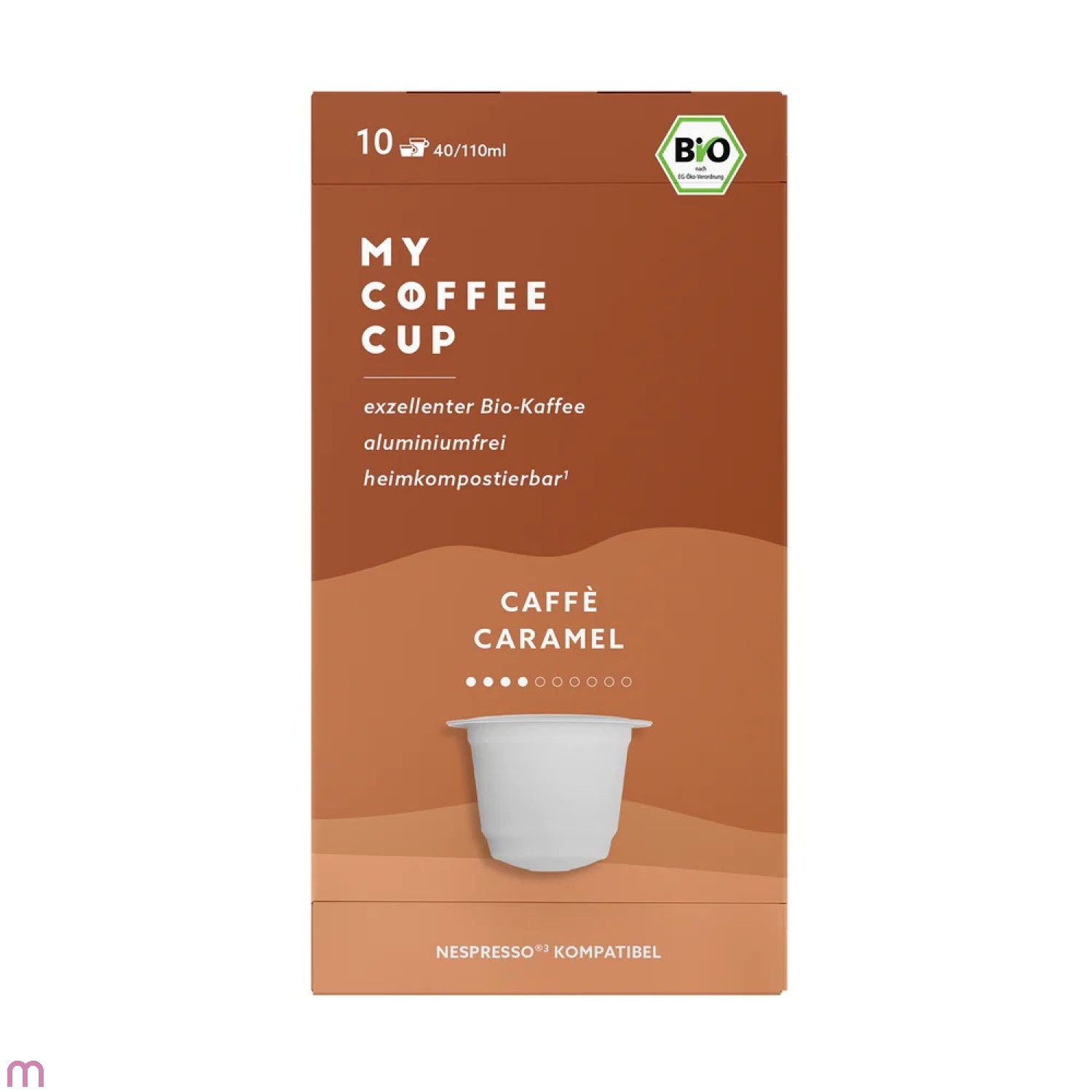 MyCoffeeCup Caffè Caramel  10 Kapseln, Bio